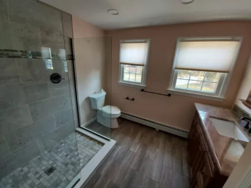 bathroom remodeled hamden ct