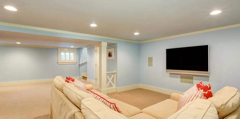 basement remodeling in a residential house wallingford ct